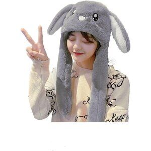Cute Plush Bunny Hat Rabbit Cap Animal Costume Hat Party Favor Great Gift